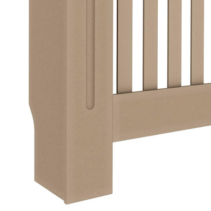 Heizkörperabdeckung 2 pcs Braun 172x19x81.5cm Holzwerkstoff