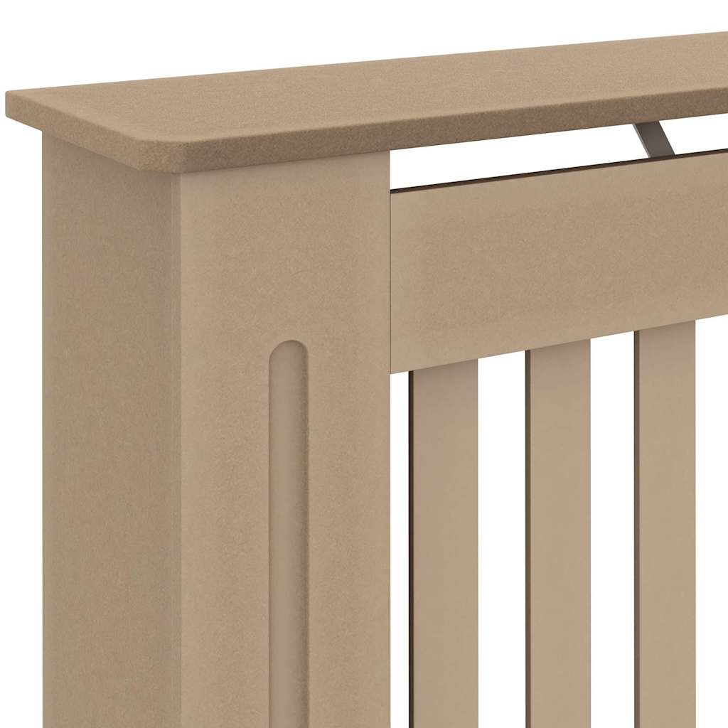 Heizkörperabdeckung 2 pcs Braun 172x19x81.5cm Holzwerkstoff
