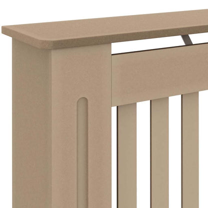 Heizkörperabdeckung 2 pcs Braun 172x19x81.5cm Holzwerkstoff