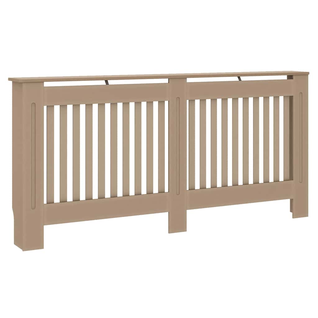Heizkörperabdeckung 2 pcs Braun 172x19x81.5cm Holzwerkstoff