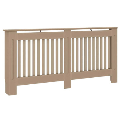 Heizkörperabdeckung 2 pcs Braun 172x19x81.5cm Holzwerkstoff