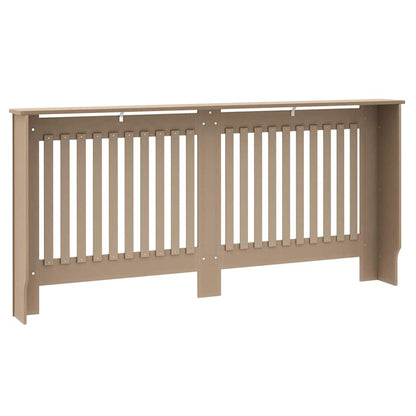Heizkörperabdeckung 2 pcs Braun 172x19x81.5cm Holzwerkstoff
