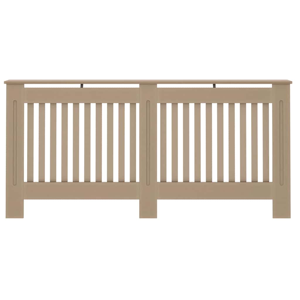 Heizkörperabdeckung 2 pcs Braun 172x19x81.5cm Holzwerkstoff