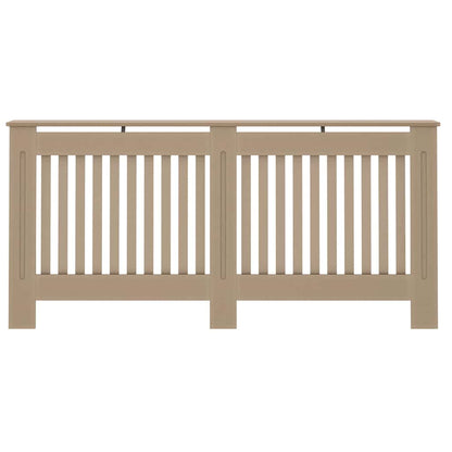 Heizkörperabdeckung 2 pcs Braun 172x19x81.5cm Holzwerkstoff