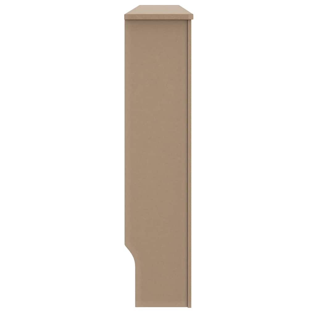 Heizkörperabdeckung 2 pcs Braun 172x19x81.5cm Holzwerkstoff
