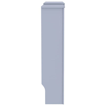Heizkörperabdeckung 2 pcs Grau 205x20.5x81.5cm Holzwerkstoff
