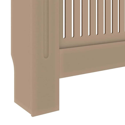 Heizkörperabdeckung 2 pcs Braun 205x20.5x81.5cm Holzwerkstoff