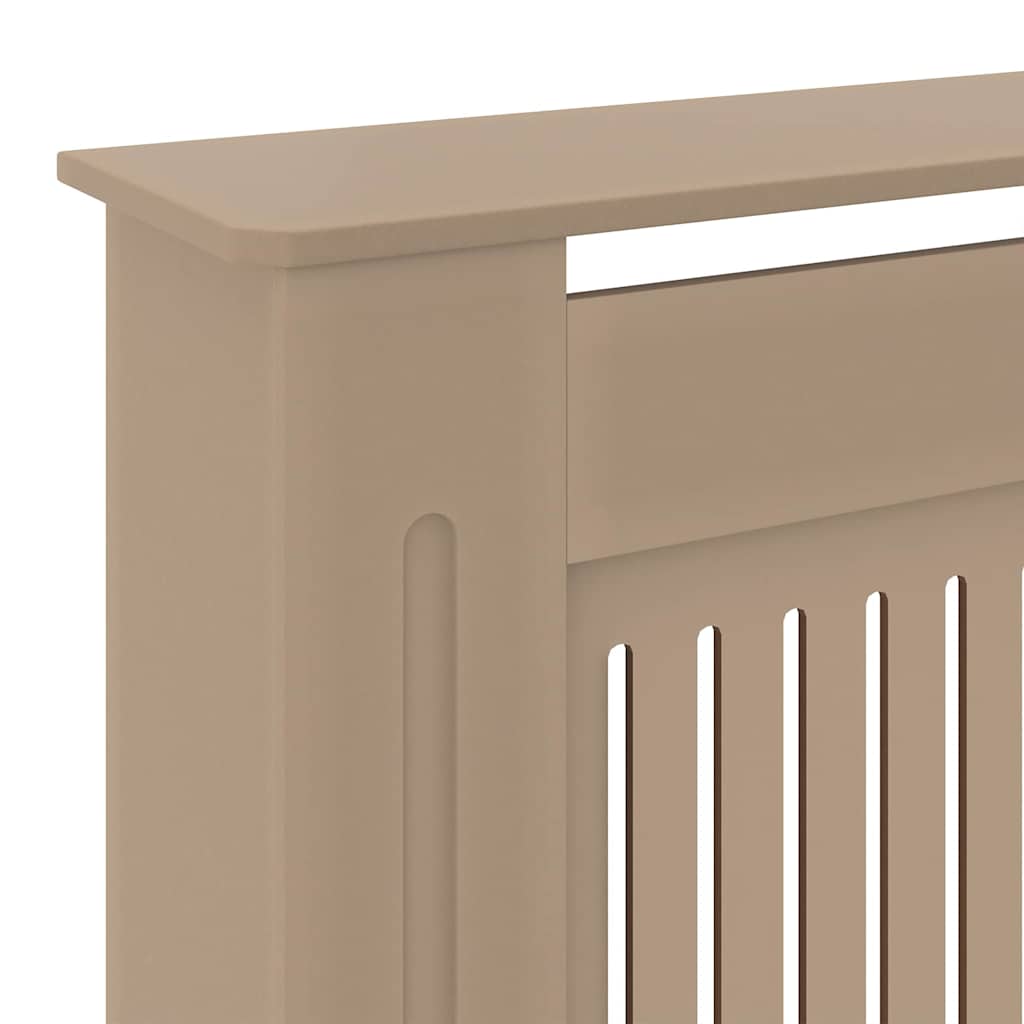 Heizkörperabdeckung 2 pcs Braun 205x20.5x81.5cm Holzwerkstoff