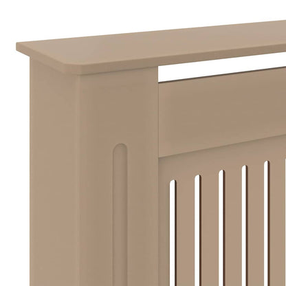 Heizkörperabdeckung 2 pcs Braun 205x20.5x81.5cm Holzwerkstoff