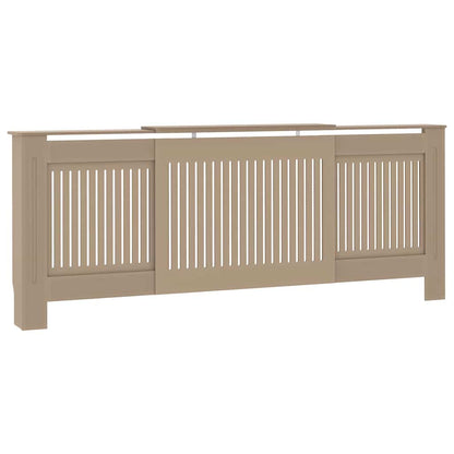 Heizkörperabdeckung 2 pcs Braun 205x20.5x81.5cm Holzwerkstoff
