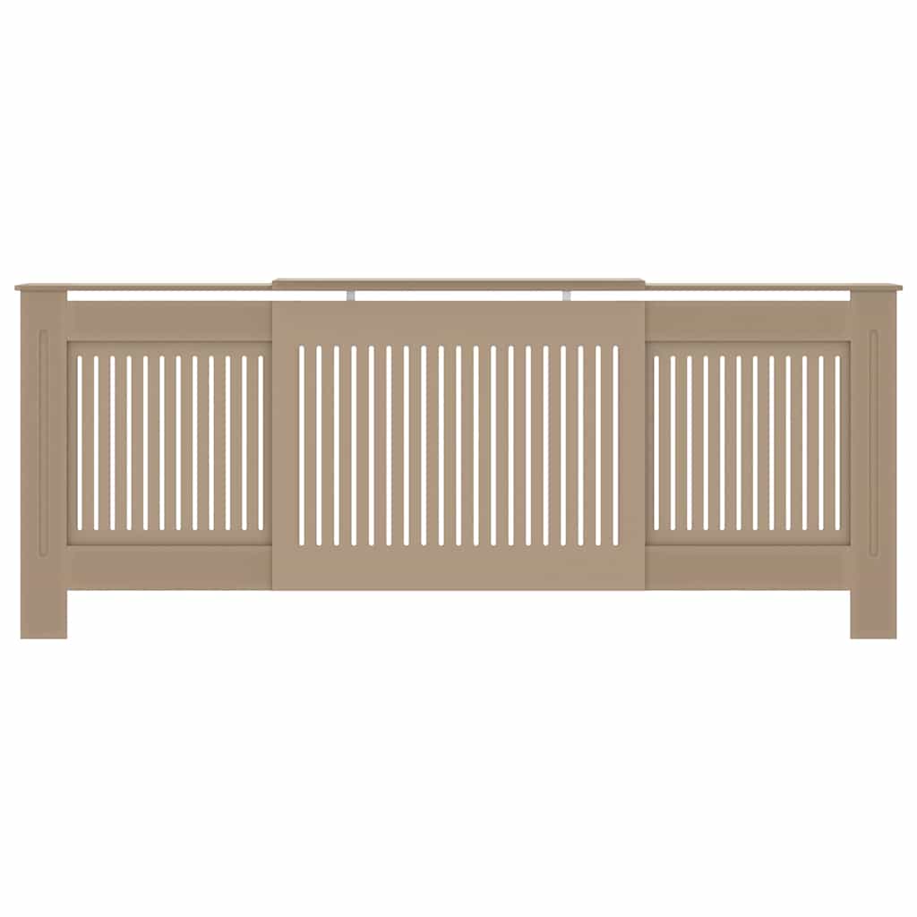 Heizkörperabdeckung 2 pcs Braun 205x20.5x81.5cm Holzwerkstoff