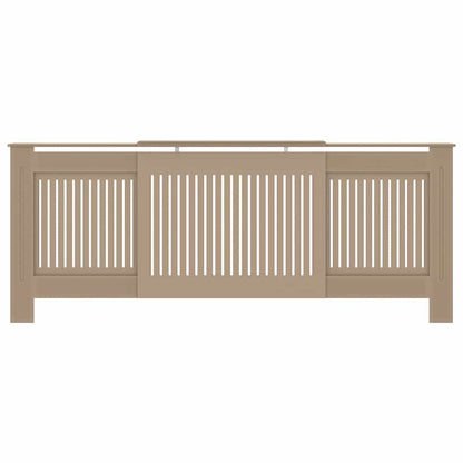 Heizkörperabdeckung 2 pcs Braun 205x20.5x81.5cm Holzwerkstoff