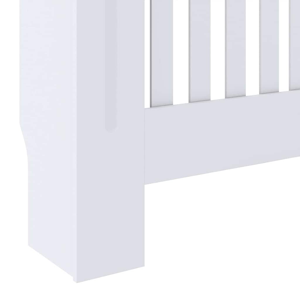 Heizkörperabdeckung 2 pcs Weiß 78x19x81.5cm Holzwerkstoff