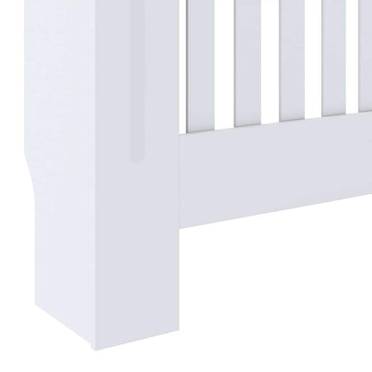 Heizkörperabdeckung 2 pcs Weiß 78x19x81.5cm Holzwerkstoff