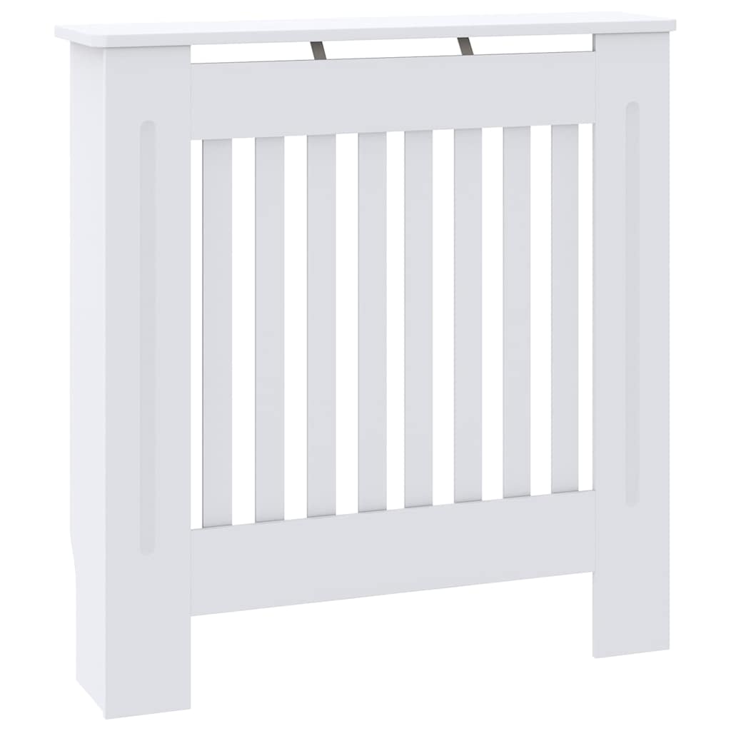 Heizkörperabdeckung 2 pcs Weiß 78x19x81.5cm Holzwerkstoff