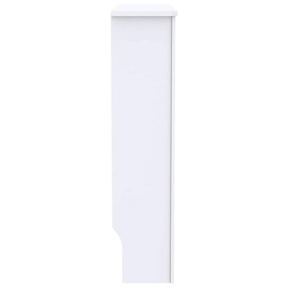 Heizkörperabdeckung 2 pcs Weiß 78x19x81.5cm Holzwerkstoff