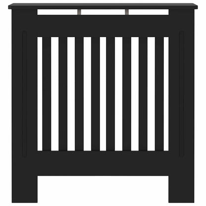 Heizkörperabdeckung 2 pcs Schwarz 78x19x81.5cm Holzwerkstoff