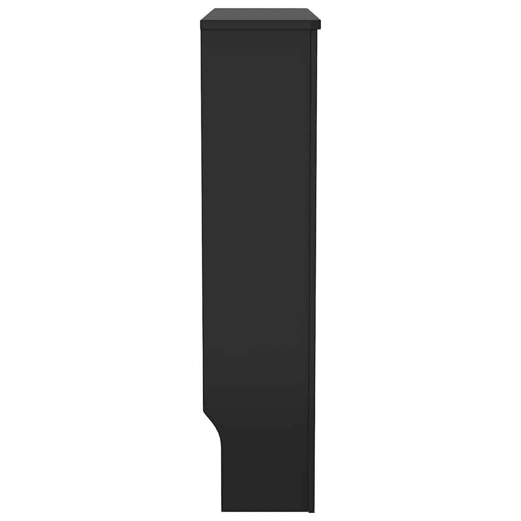 Heizkörperabdeckung 2 pcs Schwarz 78x19x81.5cm Holzwerkstoff