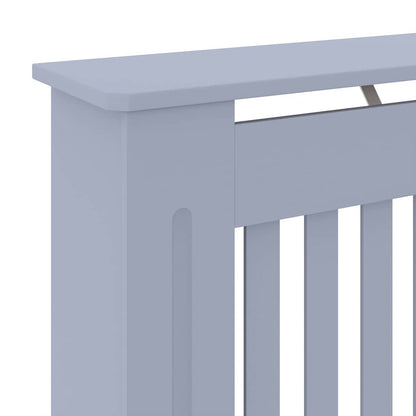 Heizkörperabdeckung 2 pcs Grau 78x19x81.5cm Holzwerkstoff