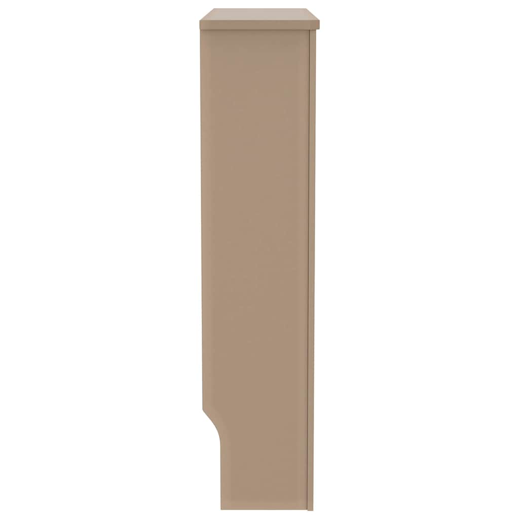 Heizkörperabdeckung 2 pcs Braun 78x19x81.5cm Holzwerkstoff