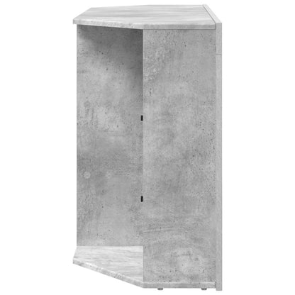 Eck-LED-TV-Schrank Beton Grau 103 x 40 x 68 cm Holzwerkstoff