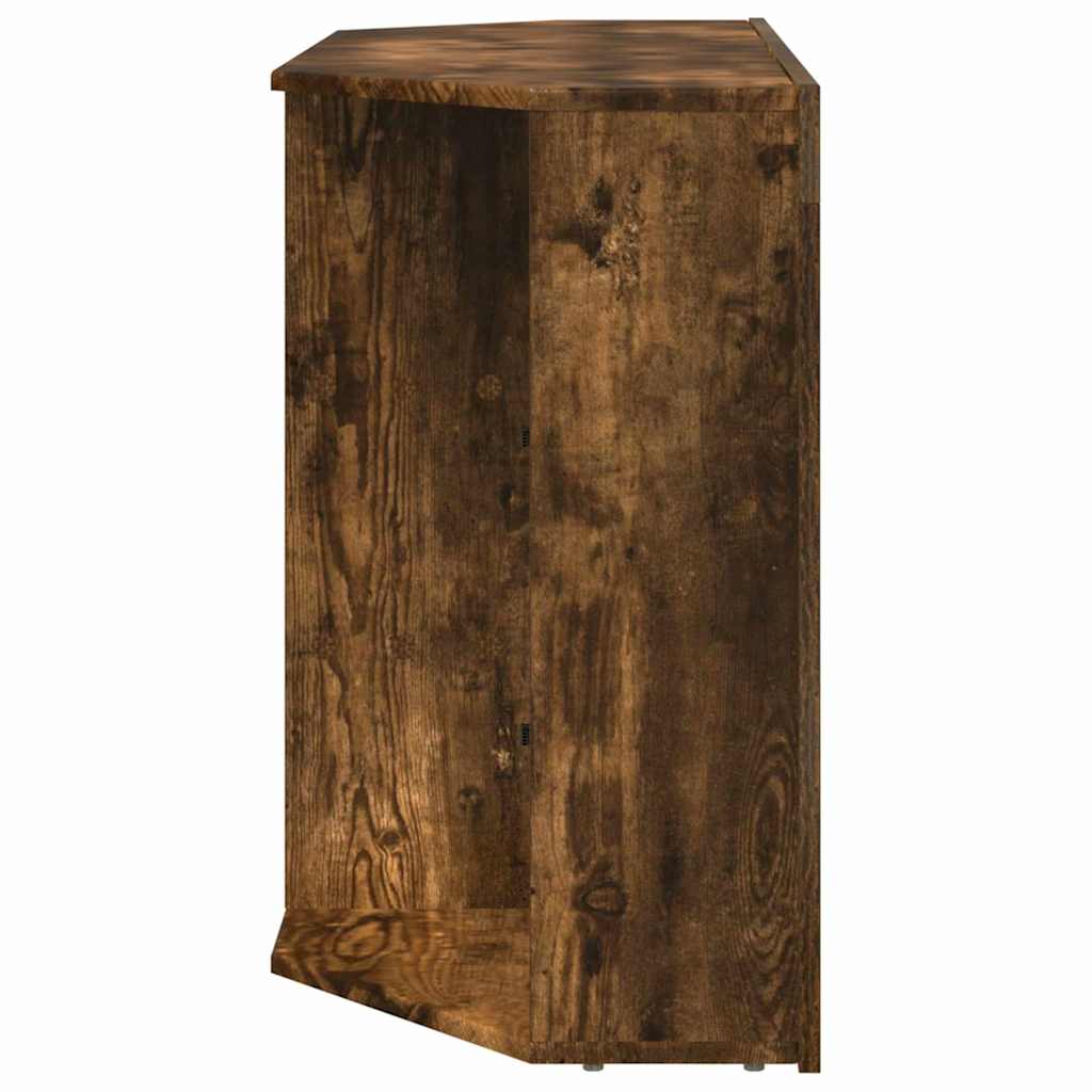 Eck-LED-TV-Schrank Geräucherte Eiche 105 x 40 x 68 cm