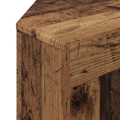 Eck-LED-TV-Schrank Altholz 107 x 40 x 68 cm Holzwerkstoff