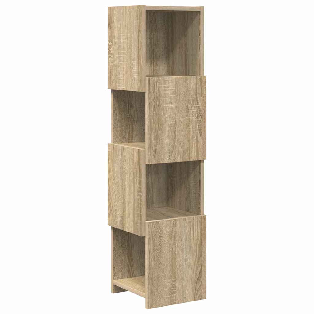Eckschrank Weiß 25,5x25x102cm Holzwerkstoff