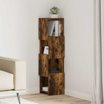 Eckschrank Weiß 25,5x25x102cm Holzwerkstoff