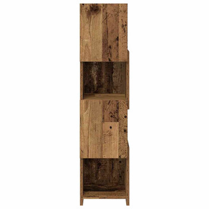Eckschrank Weiß 25,5x25x102cm Holzwerkstoff