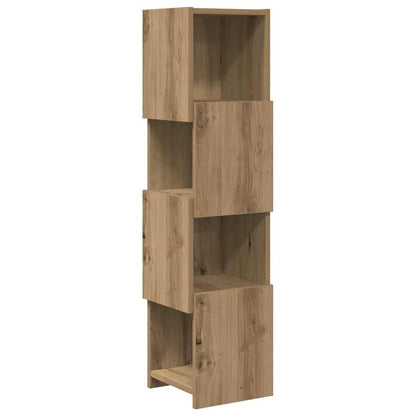 Eckschrank Weiß 25,5x25x102cm Holzwerkstoff