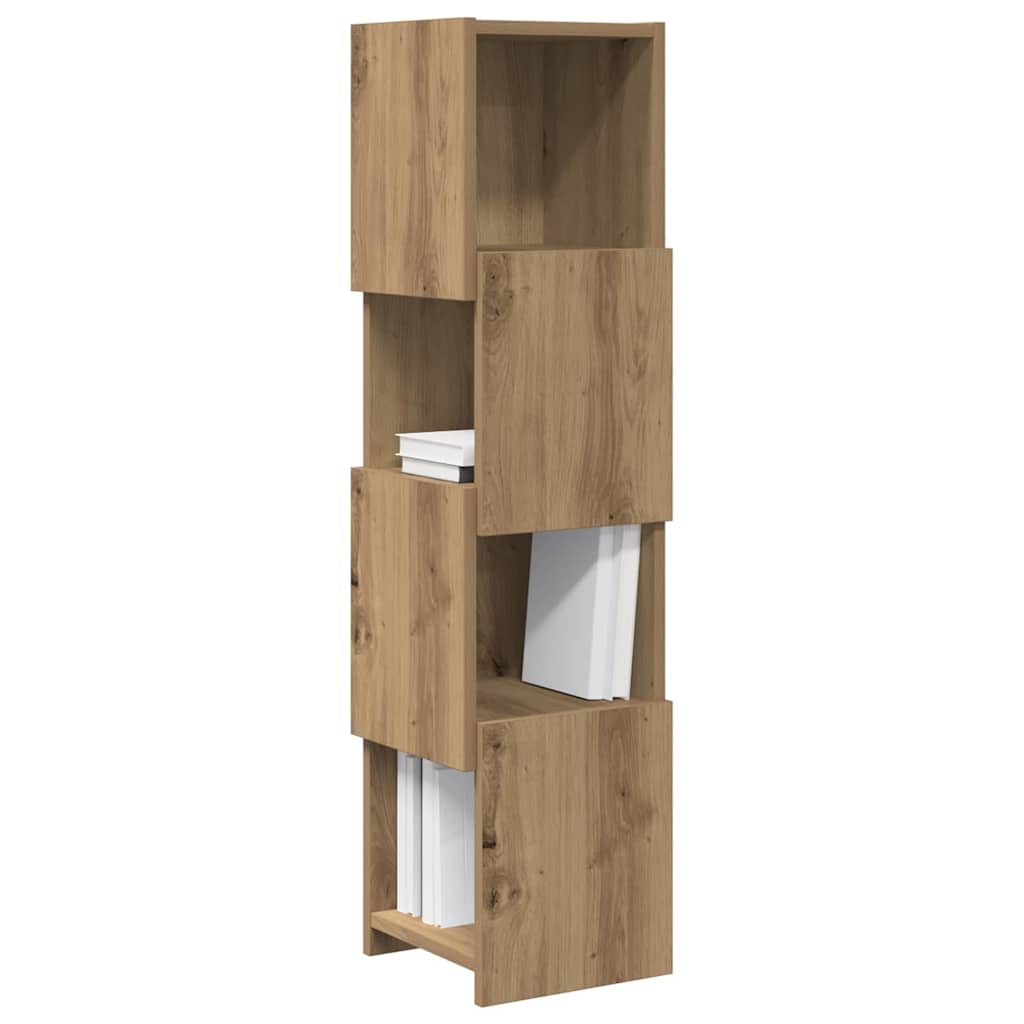Eckschrank Weiß 25,5x25x102cm Holzwerkstoff