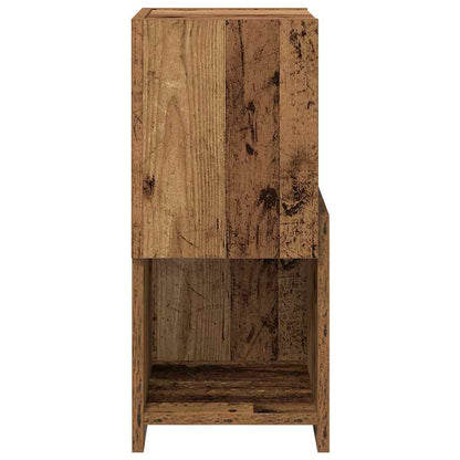 Eckschrank Weiß 25,5x25x55cm Holzwerkstoff