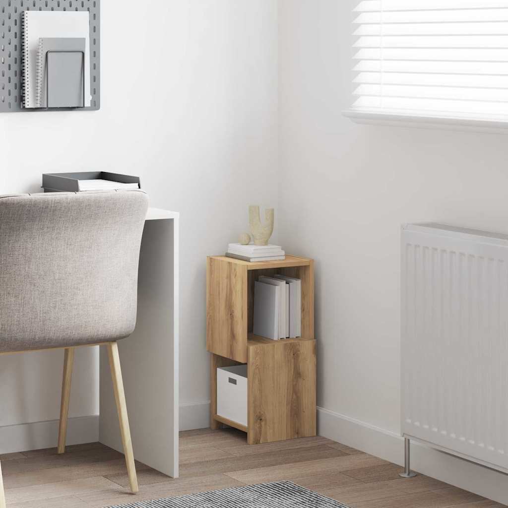 Eckschrank Weiß 25,5x25x55cm Holzwerkstoff