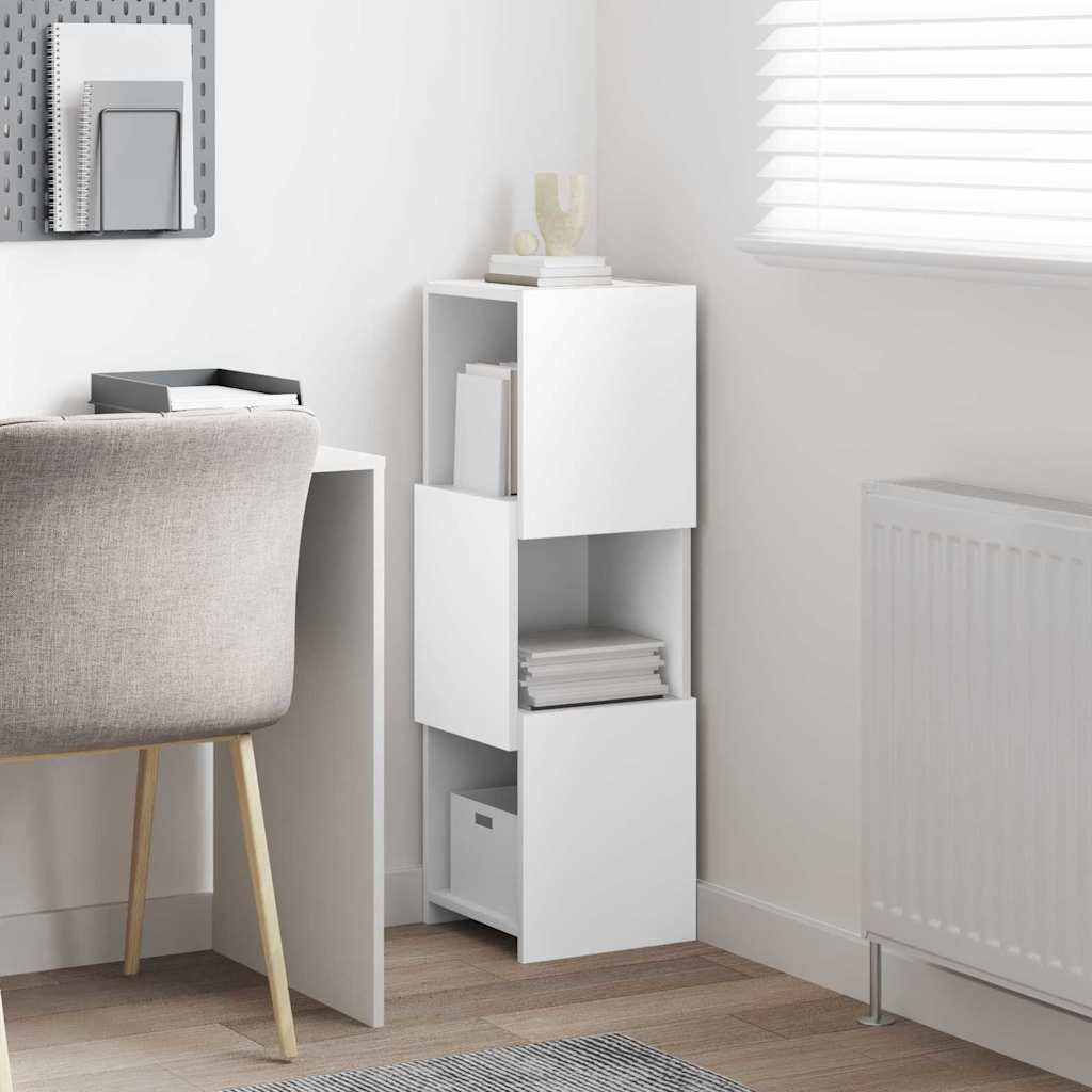Eckschrank Weiß 30,5x30x95cm Holzwerkstoff