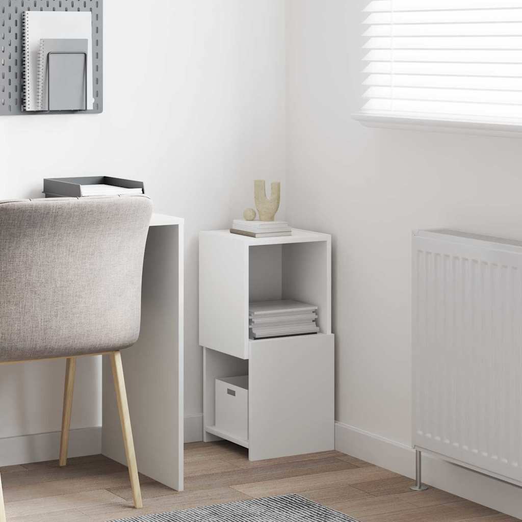 Eckschrank Weiß 30,5x30x65cm Holzwerkstoff