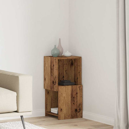 Eckschrank Weiß 30,5x30x65cm Holzwerkstoff