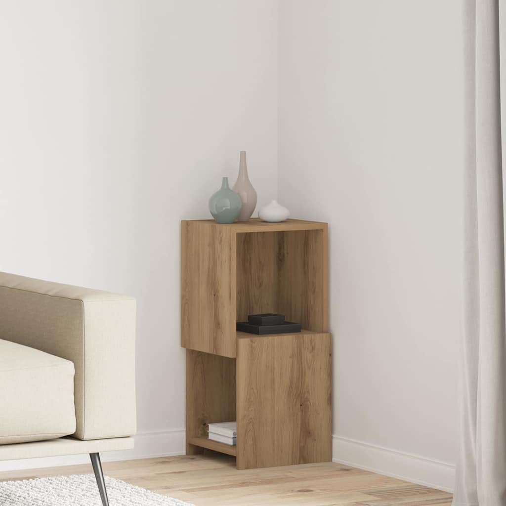 Eckschrank Weiß 30,5x30x65cm Holzwerkstoff