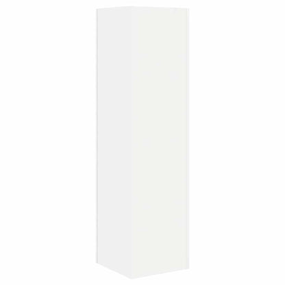 Eckschrank Weiß 27,5x27x102cm Holzwerkstoff