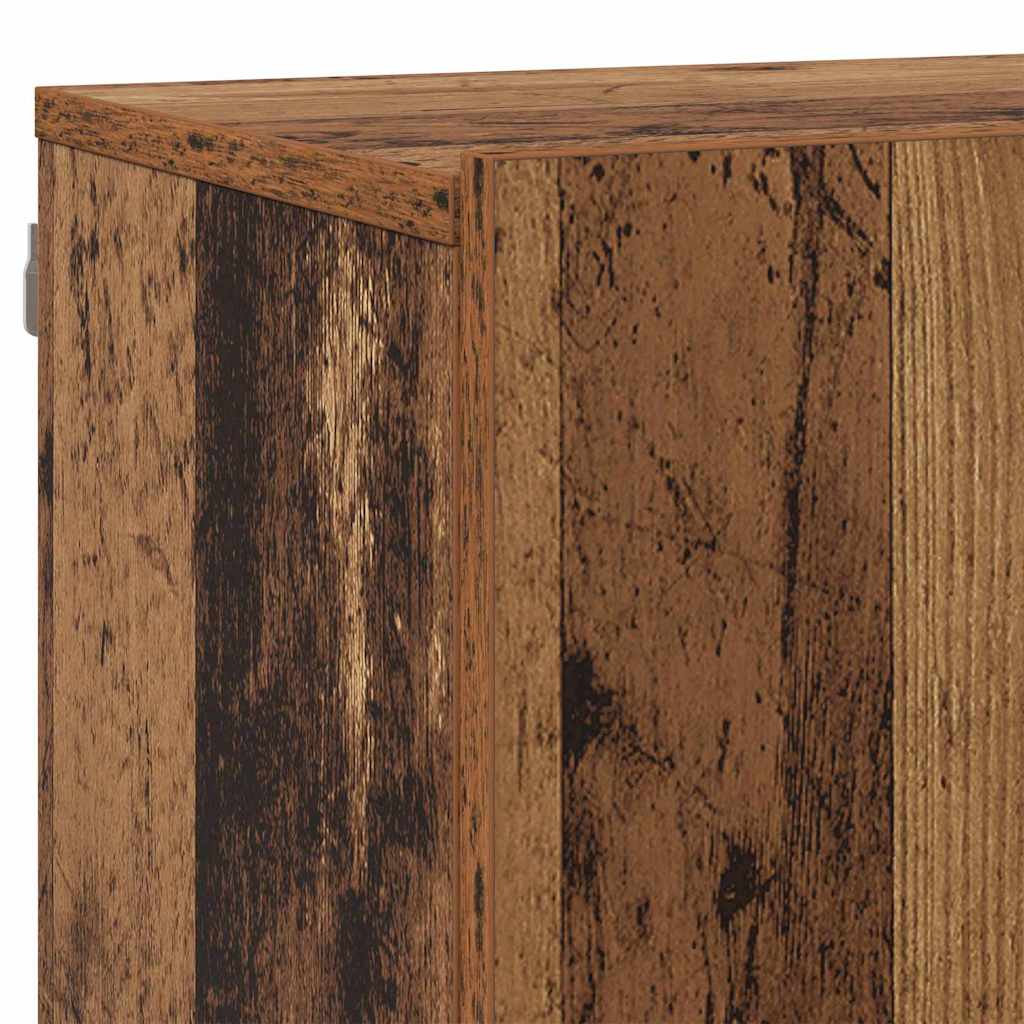 TV-Einheiten Wandmontiert 6 pcs Altholz Holzwerkstoff