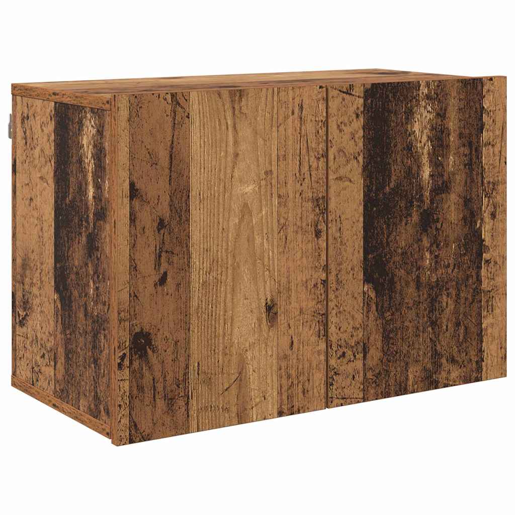 TV-Einheiten Wandmontiert 6 pcs Altholz Holzwerkstoff