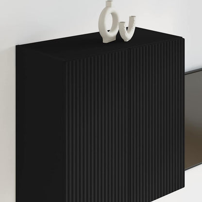 TV-Wandschrank Schwarz 59,5 x 31 x 60 cm Holzwerkstoff