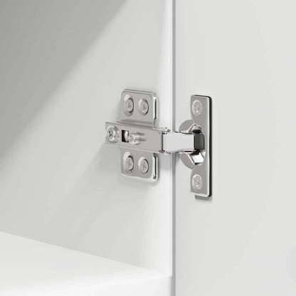 Hängeschrank mit Regal Riga Weiß 30 x 31 x 40 cm Holzwerkstoff