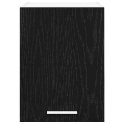 Hängeschrank Riga 2 pcs Schwarze Eiche und Weiß 30 x 31 x 40 cm