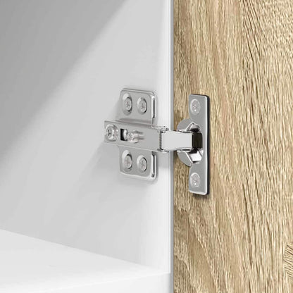 Hängeschrank mit Tür Riga Sonoma-Eiche und Weiß 30 x 31 x 40 cm