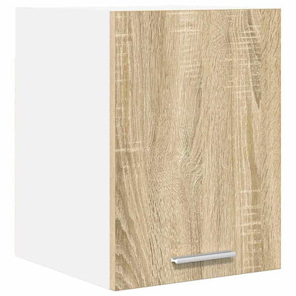 Hängeschrank mit Tür Riga Sonoma-Eiche und Weiß 30 x 31 x 40 cm