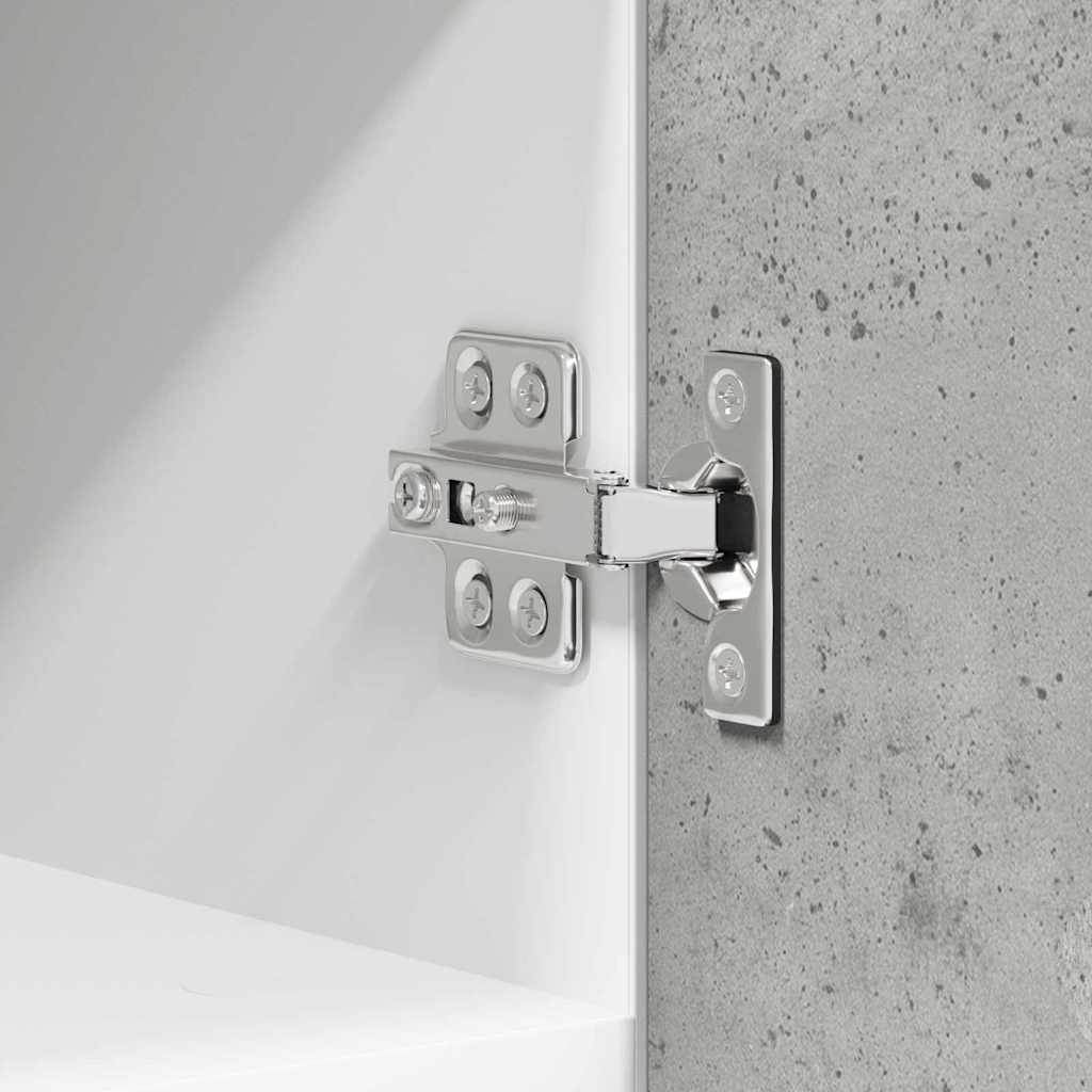 Hängeschrank Riga 2 pcs Betongrau und Weiß 30 x 31 x 40 cm