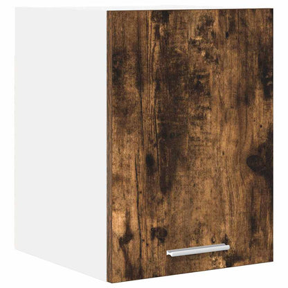 Hängeschrank Riga Geräucherte Eiche und Weiß 30 x 31 x 40 cm