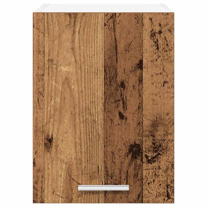Hängeschrank Riga 2 pcs Altes Holz und Weiß 30 x 31 x 40 cm