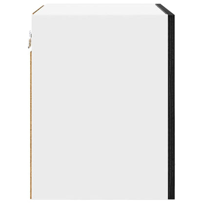 Hängeschrank Riga 2 pcs Schwarze Eiche und Weiß 40 x 31 x 40 cm